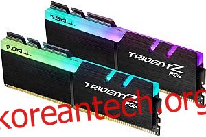G.SKILL 32GB(2 x 16GB) TridentZ RGB 시리즈 DDR4 PC4-28800 3600