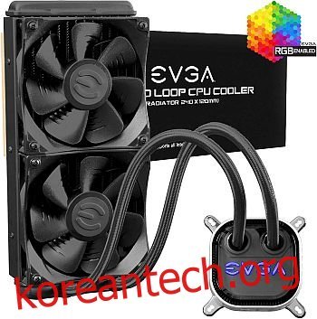 EVGA CLC 240mm 올인원 RGB LED CPU 수랭쿨러